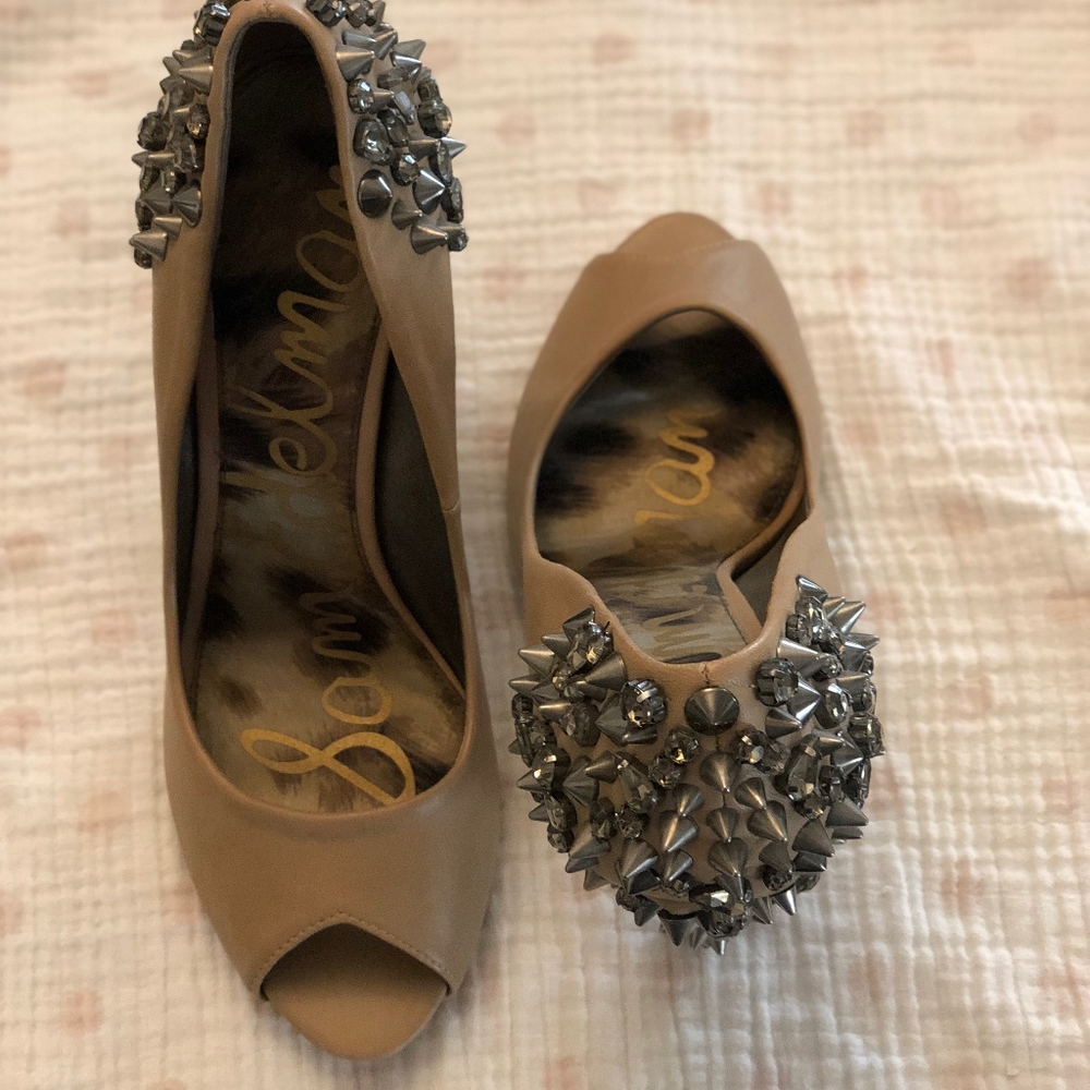 Sam Edelman Lorissa Spikes and Rhinestone Heels